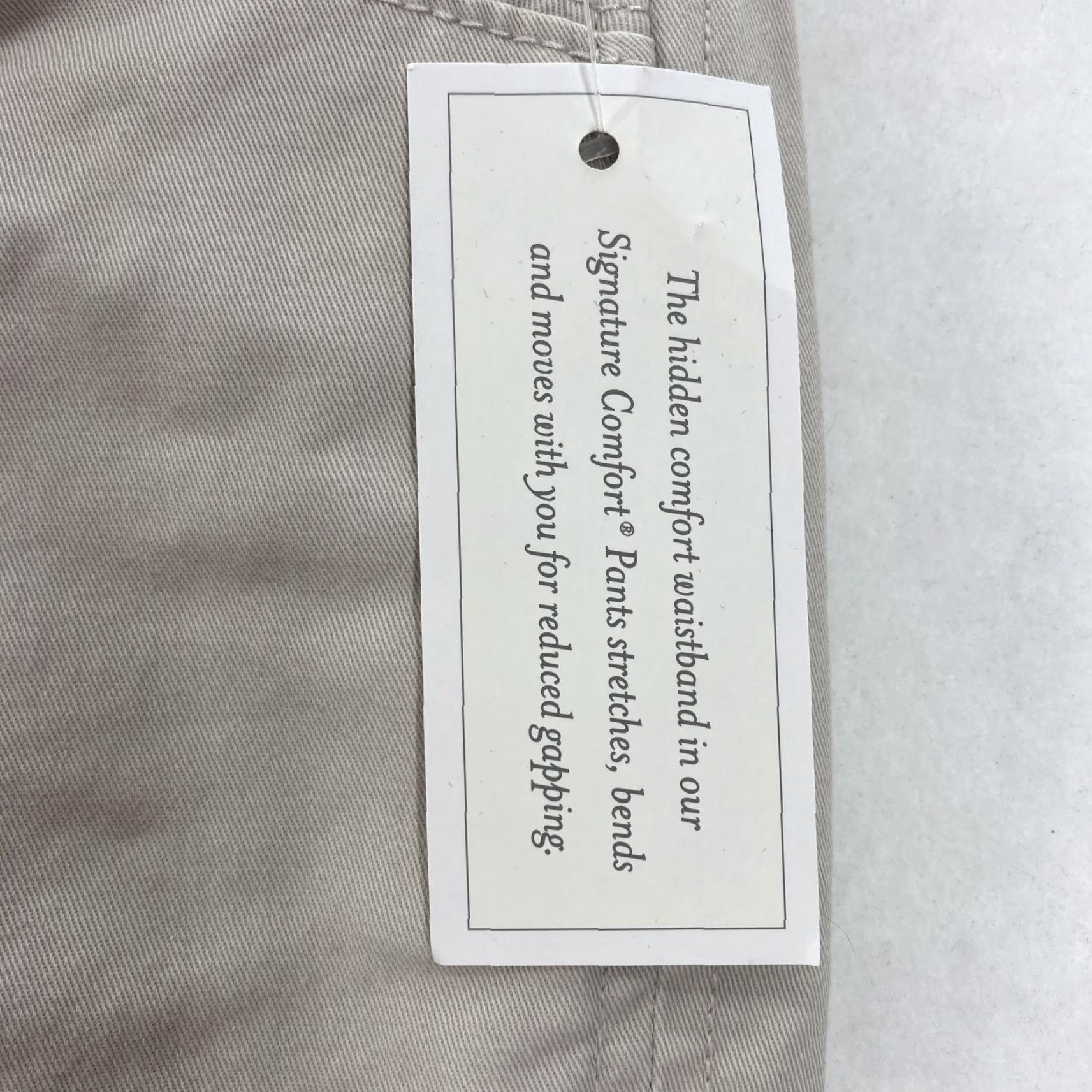 Vintage VINTAGE Christopher & Banks Pants Womens 8 Signature Comfort Straight Leg Beige Stretch Size 30" / US 8 / IT 44 - 4 Thumbnail