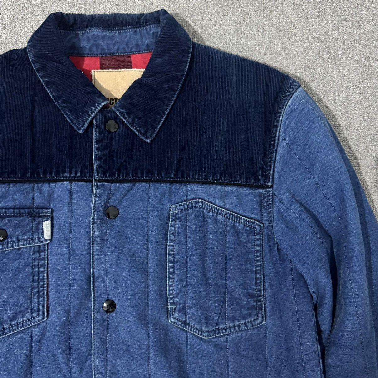FACTOTUM FACTOTUM - Blouson Denim Jacket Size US M / EU 48-50 / 2 - 3 Thumbnail