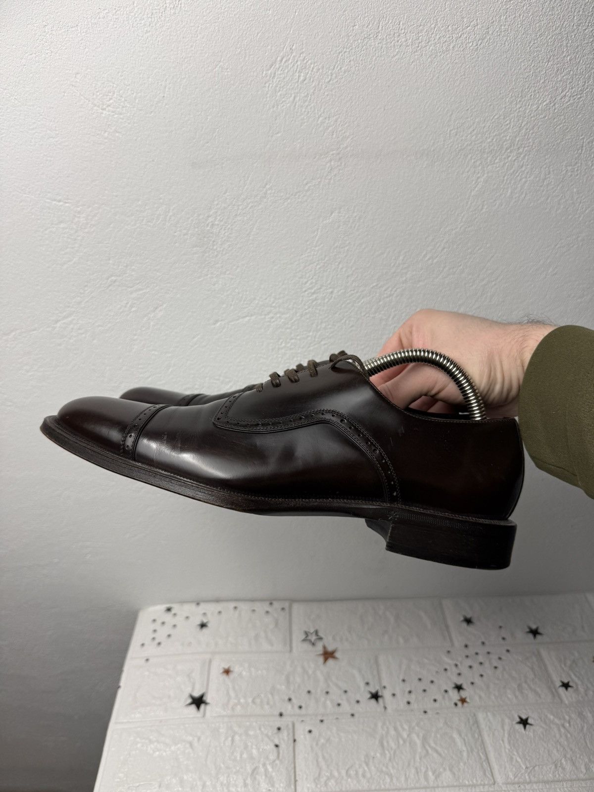 Dolce & Gabbana DOLCE & GABBANA oxford US7.5 UK6.5 EUR41 Leather Brown Size US 7.5 / EU 40-41 - 6 Thumbnail