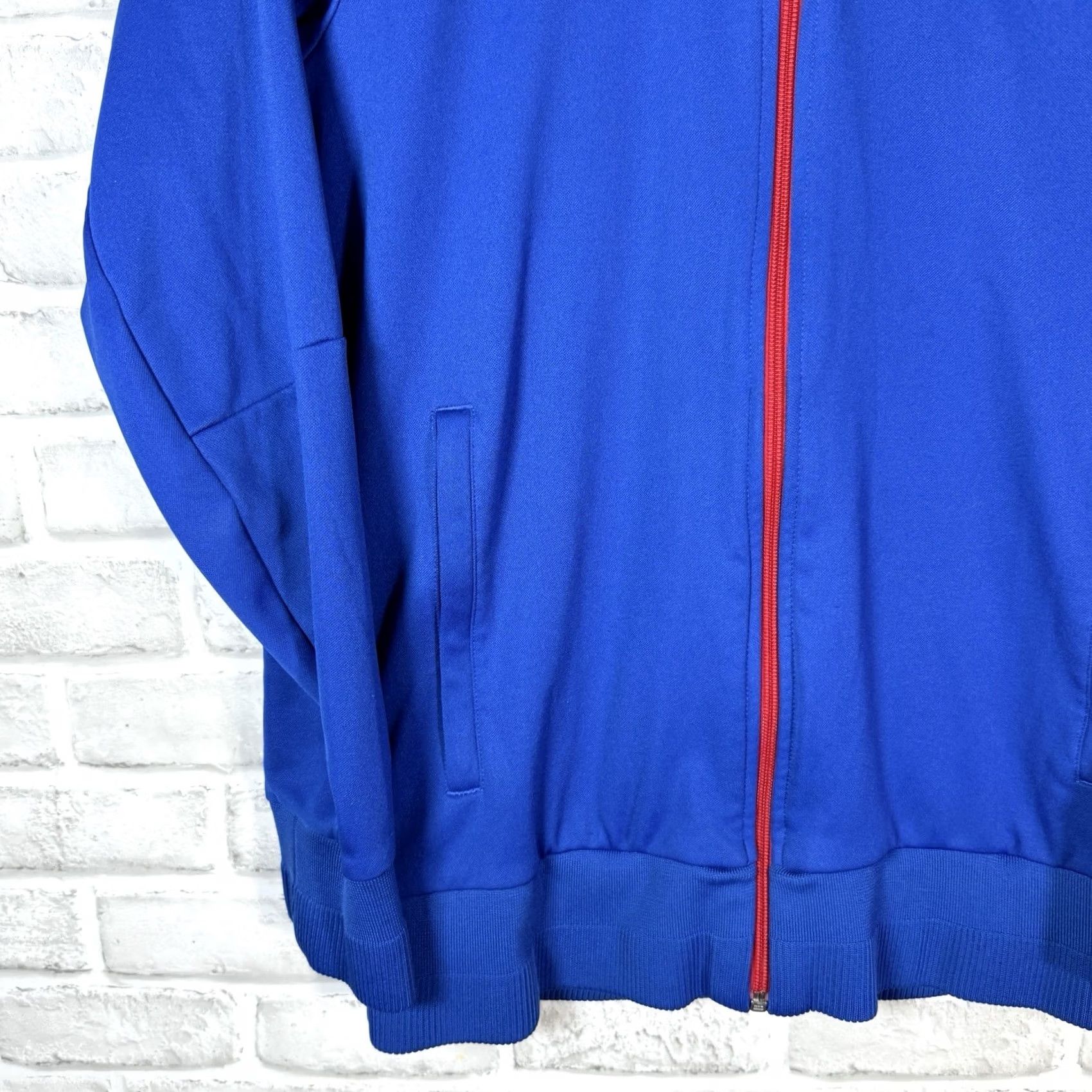 Adidas Adidas Track Jacket Mens Blue Full Zip Athletic Jacket M Size US M / EU 48-50 / 2 - 3 Thumbnail