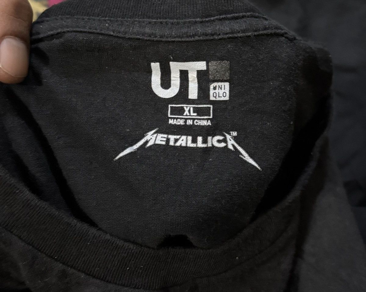 Band Tees METALLICA Band x UT Uniqlo T-shirt Size US XL / EU 56 / 4 - 7 Thumbnail