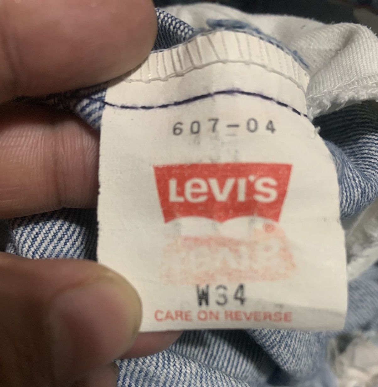 Levi's Vintage Levis 607 Relaxed Tapered Jeans Size US 33 - 8 Thumbnail
