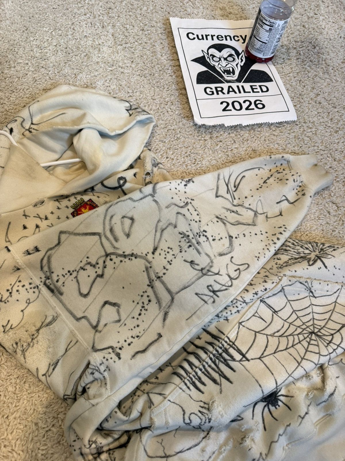 Balenciaga Balenciaga X HOWCOLE ends.rp CUSTOM 1OF1 Skater Hoodie Size US S / EU 44-46 / 1 - 15 Thumbnail