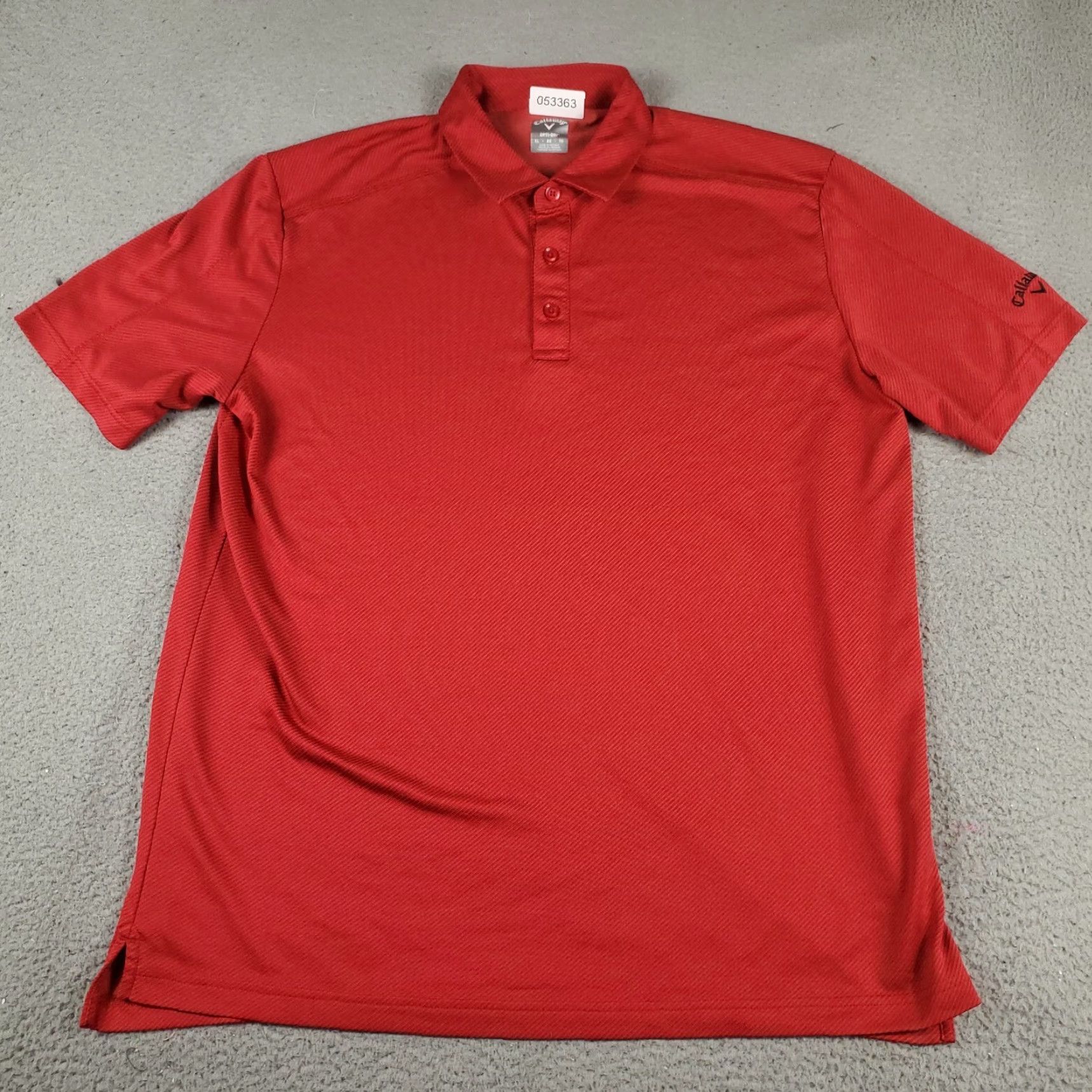 Callaway Callaway Polo Shirt Mens XL Red Opti Dri Fit Golf Short Sleeve Shirt Size US XL / EU 56 / 4 - 2 Thumbnail