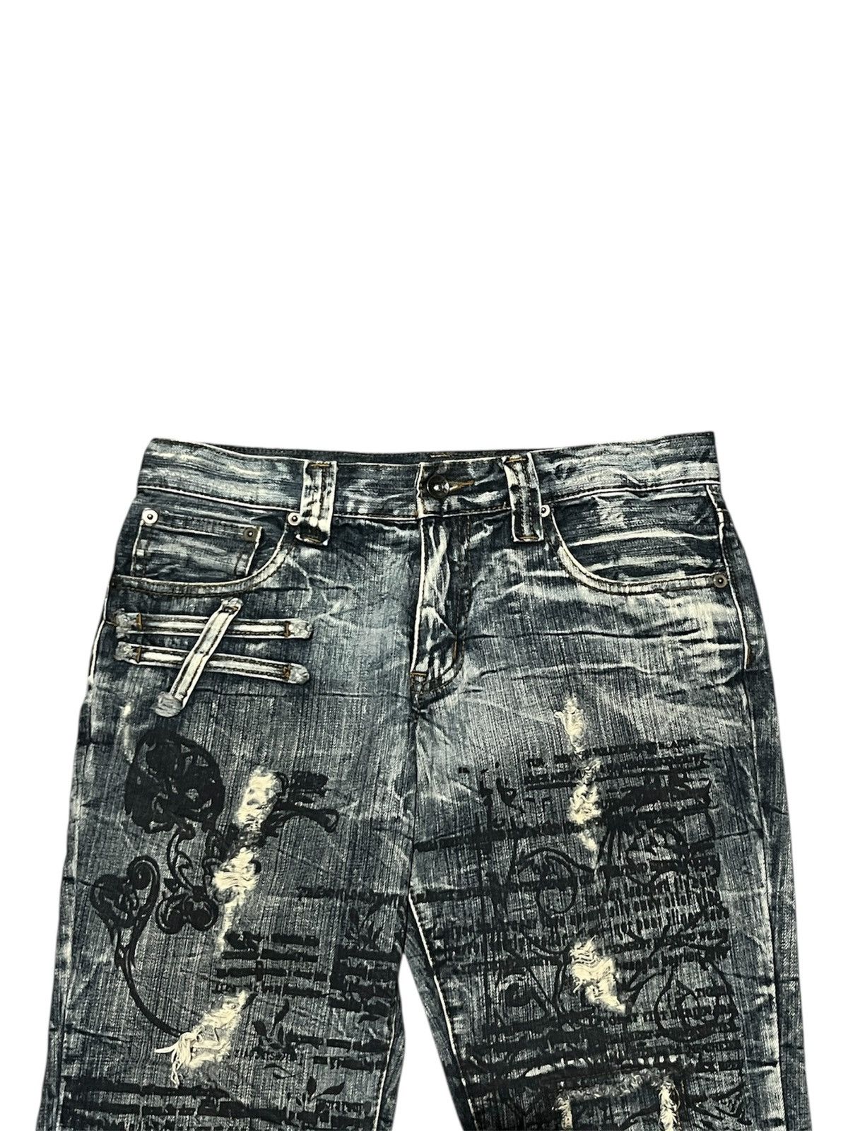 semanticdesign Semantic Design Peotic Punk Flare Jean Size US 32 / EU 48 - 6 Thumbnail