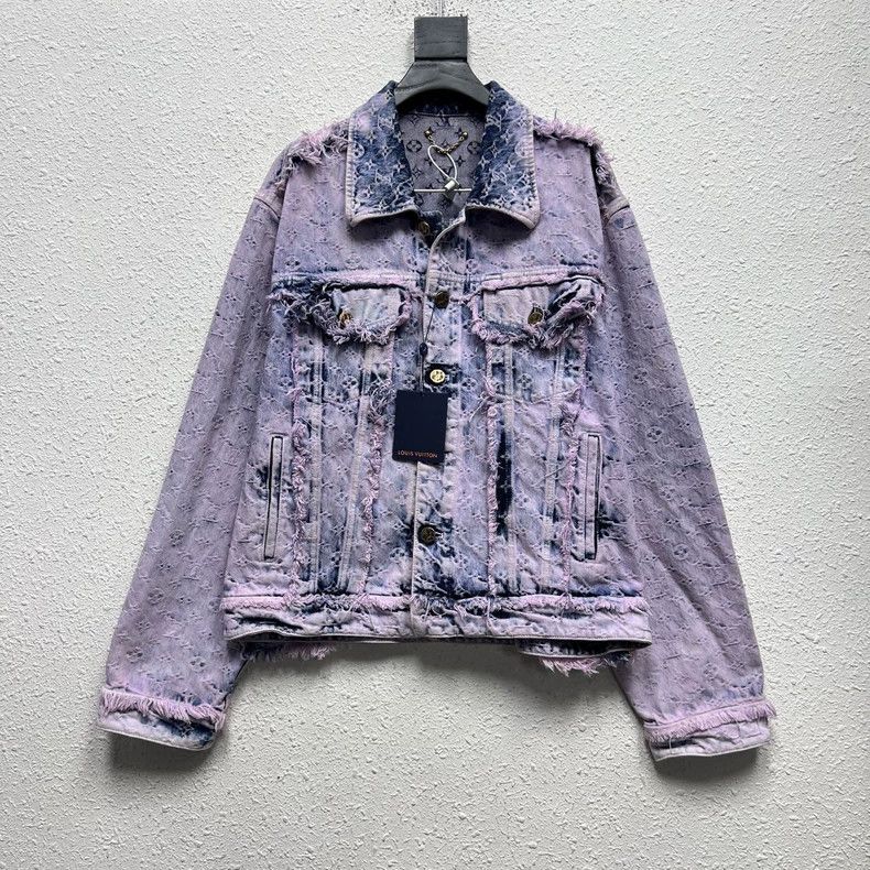 Louis Vuitton LOUIS VUITTON SS23 Old Logo Jacquard Fringe Full Print Pres Size US L / EU 52-54 / 3 - 1 Thumbnail