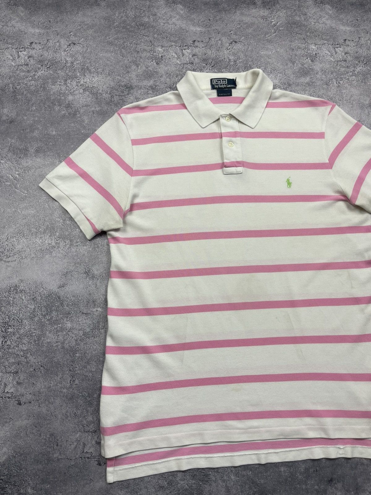 Polo Ralph Lauren Vintage Polo Ralph Lauren Striped Polo Shirt Size US M / EU 48-50 / 2 - 5 Thumbnail