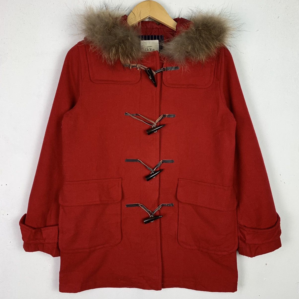 Japanese Brand × Vintage Vintage Hoodie Duffle Coat Size US M / EU 48-50 / 2 - 1 Thumbnail