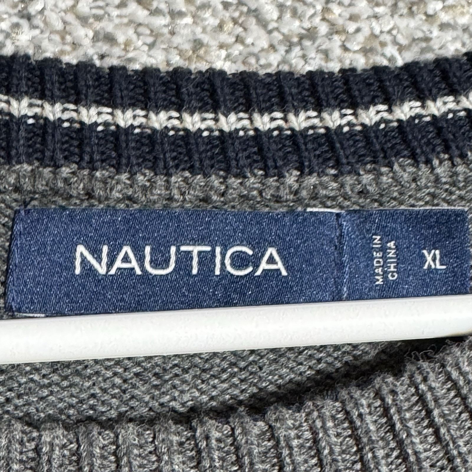 Nautica Nautica Sweater Mens XL Cable Knit Grandpacore Nautical Size US XL / EU 56 / 4 - 6 Thumbnail