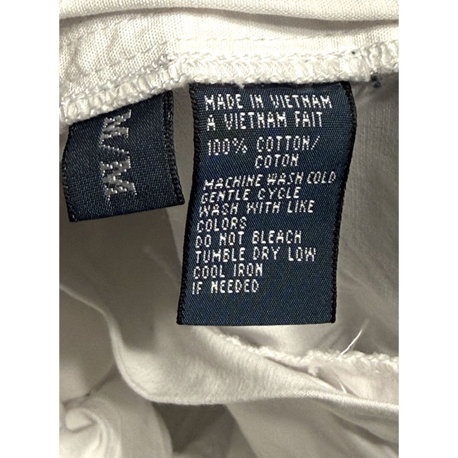 Polo Ralph Lauren VINTAGE Polo Ralph Lauren Pants Mens Large White Cotton Cargo Military 90s Baggy Size US M / EU 48-50 / 2 - 5 Thumbnail