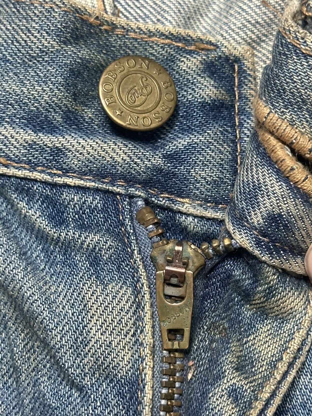 Japanese Brand Bobson Vintage Baggy Loose Style With Faded and Mudwash Size US 32 / EU 48 - 7 Thumbnail