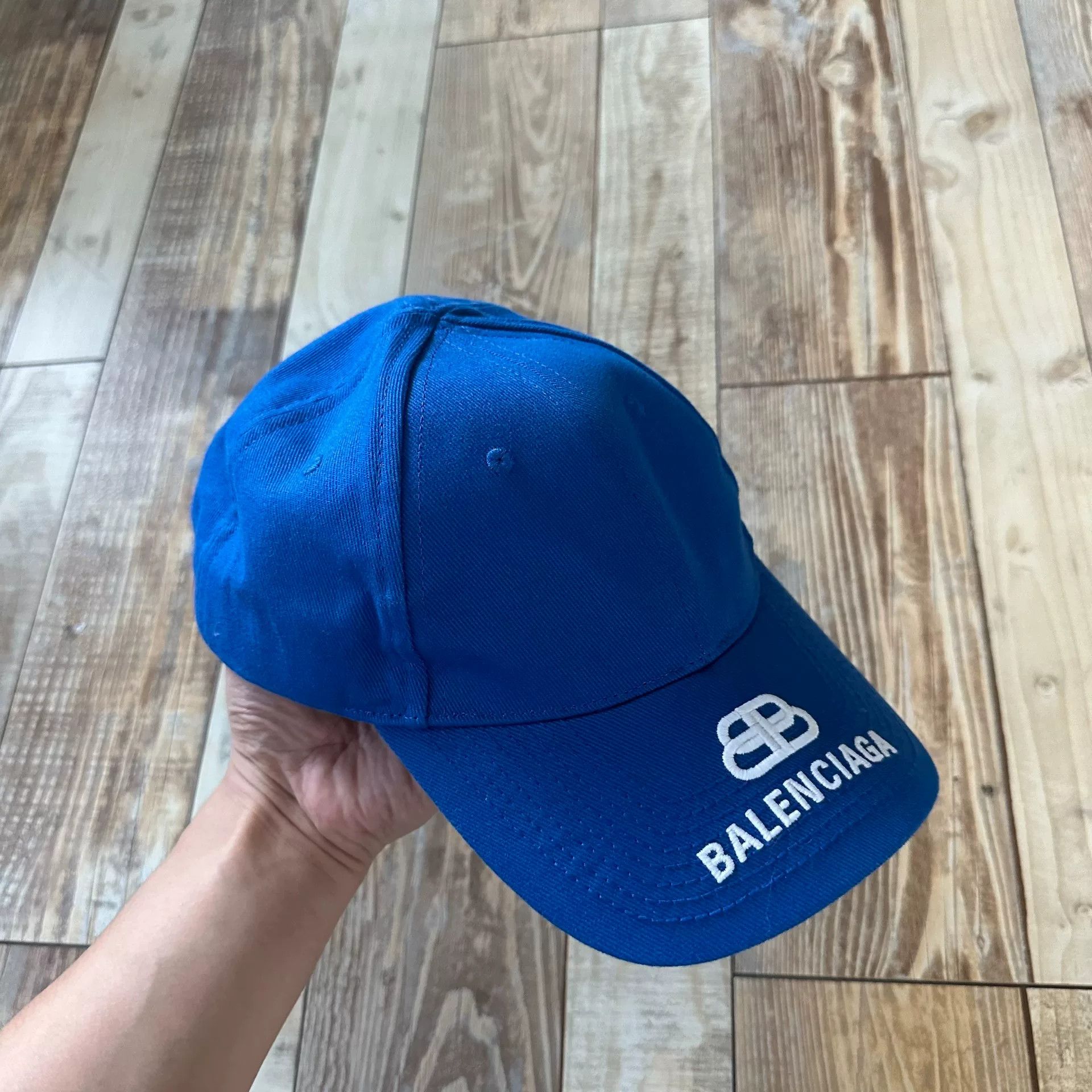 Balenciaga Balenciaga Embroidered Logo Sky Blue Cap Size ONE SIZE - 1 Thumbnail