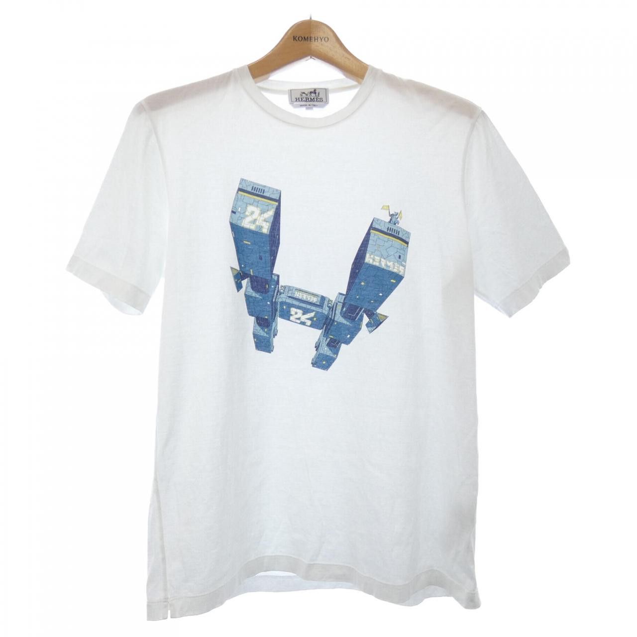 Hermes Hermès T-shirt Cotton T-shirt XS Cotton T-Shirts DUTY FREE for USA