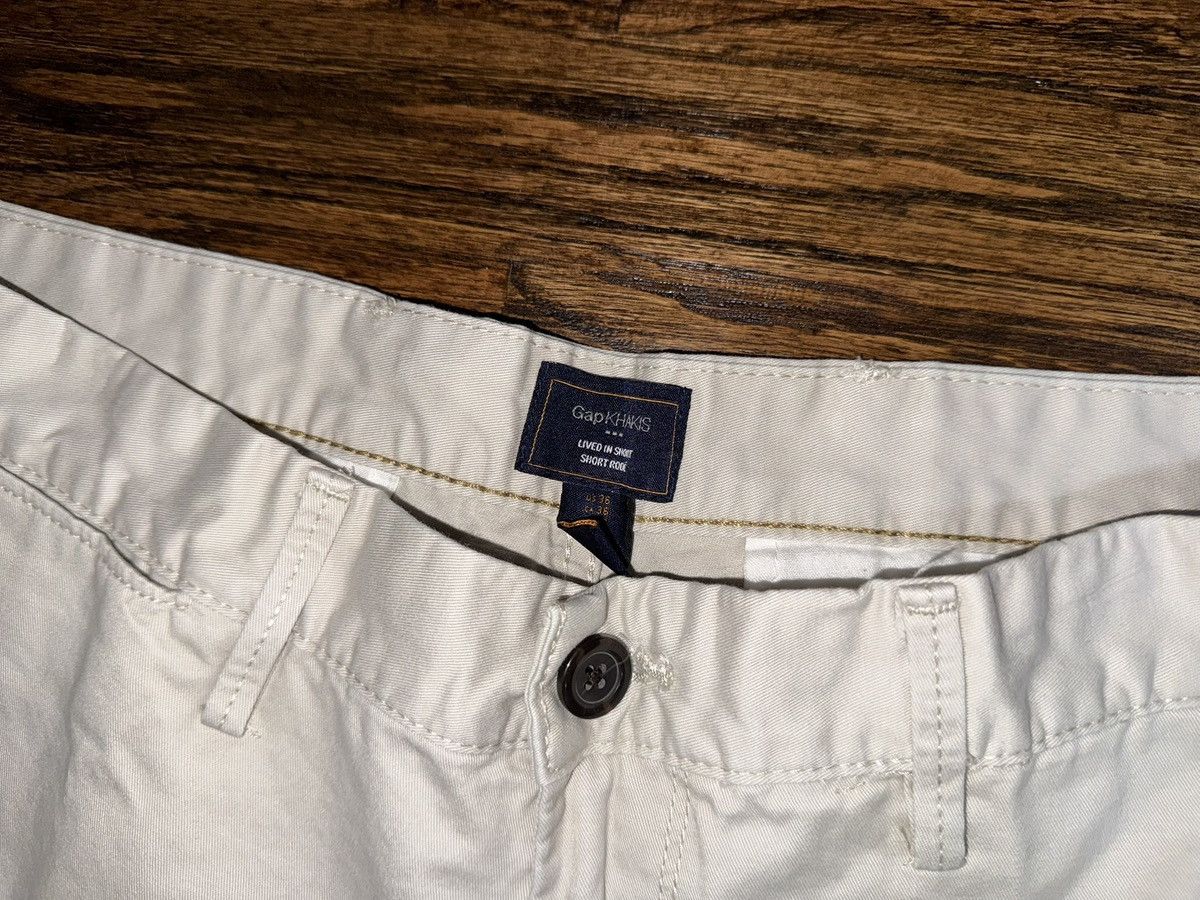 Gap Gap Cotton Khaki Shorts 9" Inseam White Beige Size 36 Size US 36 / EU 52 - 3 Thumbnail