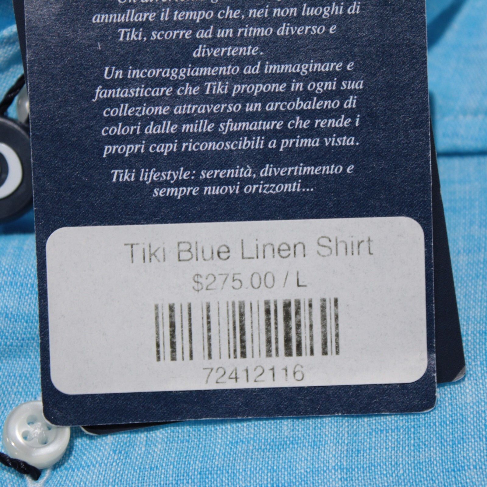 Other Tiki New with tags Shirt Size L US In Blue Size US L / EU 52-54 / 3 - 7 Thumbnail