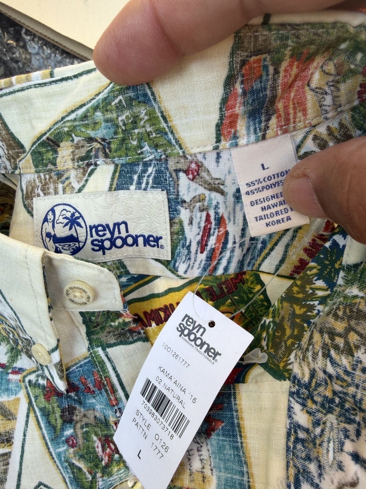 Reyn Spooner New Reyn Spooner Pullover Hawaiian Kama'aina '16 Men's L Size US L / EU 52-54 / 3 - 4 Thumbnail