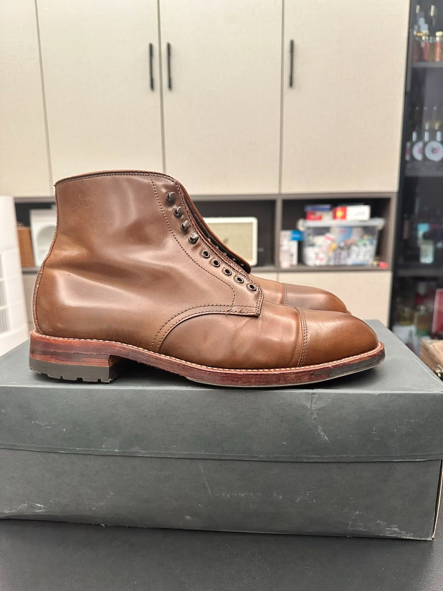 Alden Alden Ravello Shell Cordovan Cap Toe Boot Size US 8.5 / EU 41-42 - 1 Thumbnail