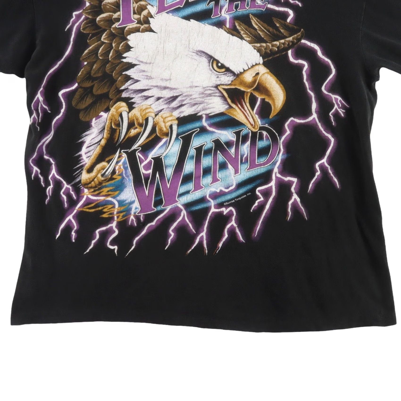Vintage VINTAGE Kanye Mens Adult Shirt XL Black 90s Thunder Wind Feel American VTG THUNDER Shirt Mens XL Black 90s Size US XL / EU 56 / 4 - 6 Thumbnail