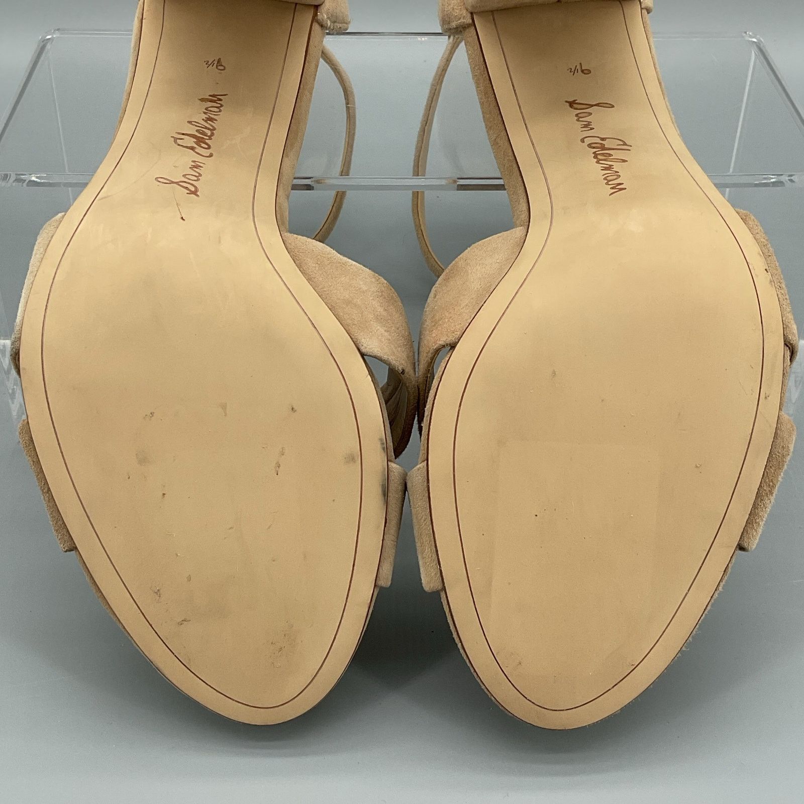 Sam Edelman Sam Edelman Women’s Yancy Ankle Strap Sandals Tan Size 9.5M Size US 11 / IT 41 - 10 Thumbnail