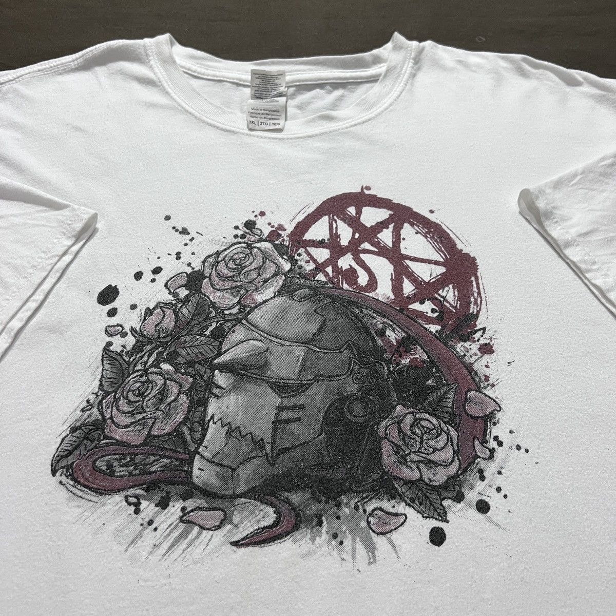 Anime Vintage Y2K Fullmetal Alchemist Promo Tee 3XL Oversized Size US XXL / EU 58 / 5 - 1 Thumbnail