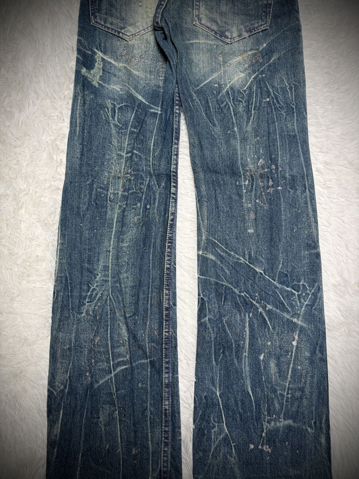 Japanese Brand Japanese Brand acidwash studded jeans Size US 30 / EU 46 - 7 Thumbnail