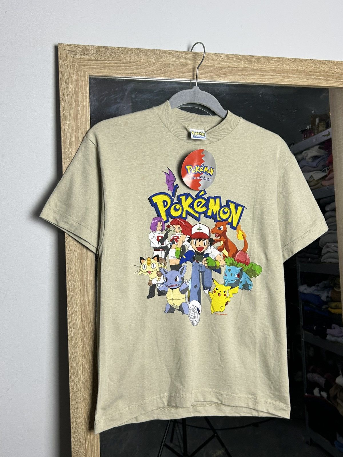 Pokemon New Vintage tee shirt pokemon pikachu 1999 y2k by nintendo Size US XS / EU 42 / 0 - 6 Thumbnail