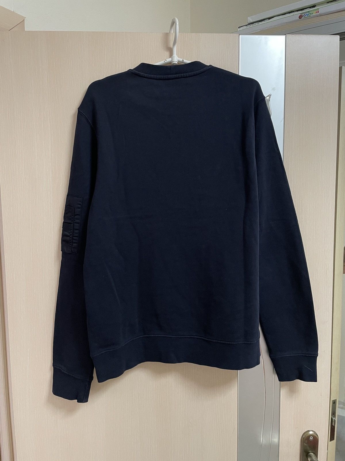 Sandro Sandro Paris Light Faded Navy Blue Sweatshirt Men’s Size L Size US L / EU 52-54 / 3 - 10 Thumbnail