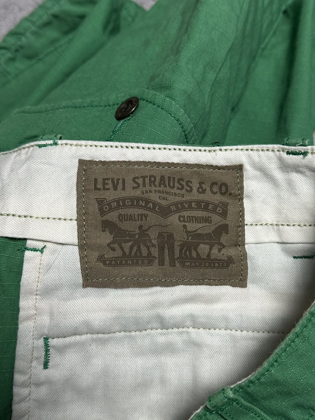 Levi's Levis Cargo Green Shorts 32 Size US 32 / EU 48 - 8 Thumbnail
