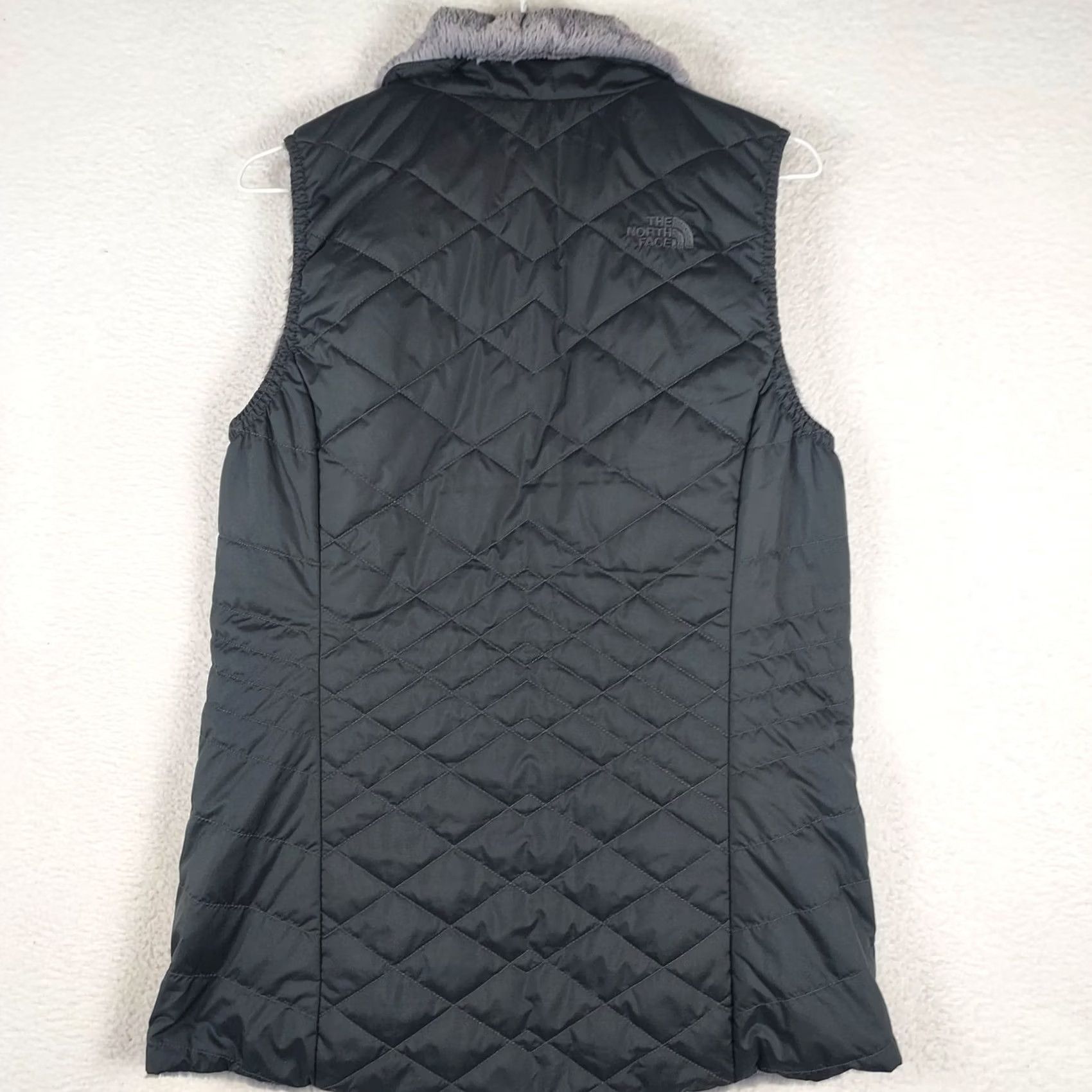 The North Face The North Face Reversible Fleece Vest Womens Small Black Full Zip Size S / US 4 / IT 40 - 3 Thumbnail