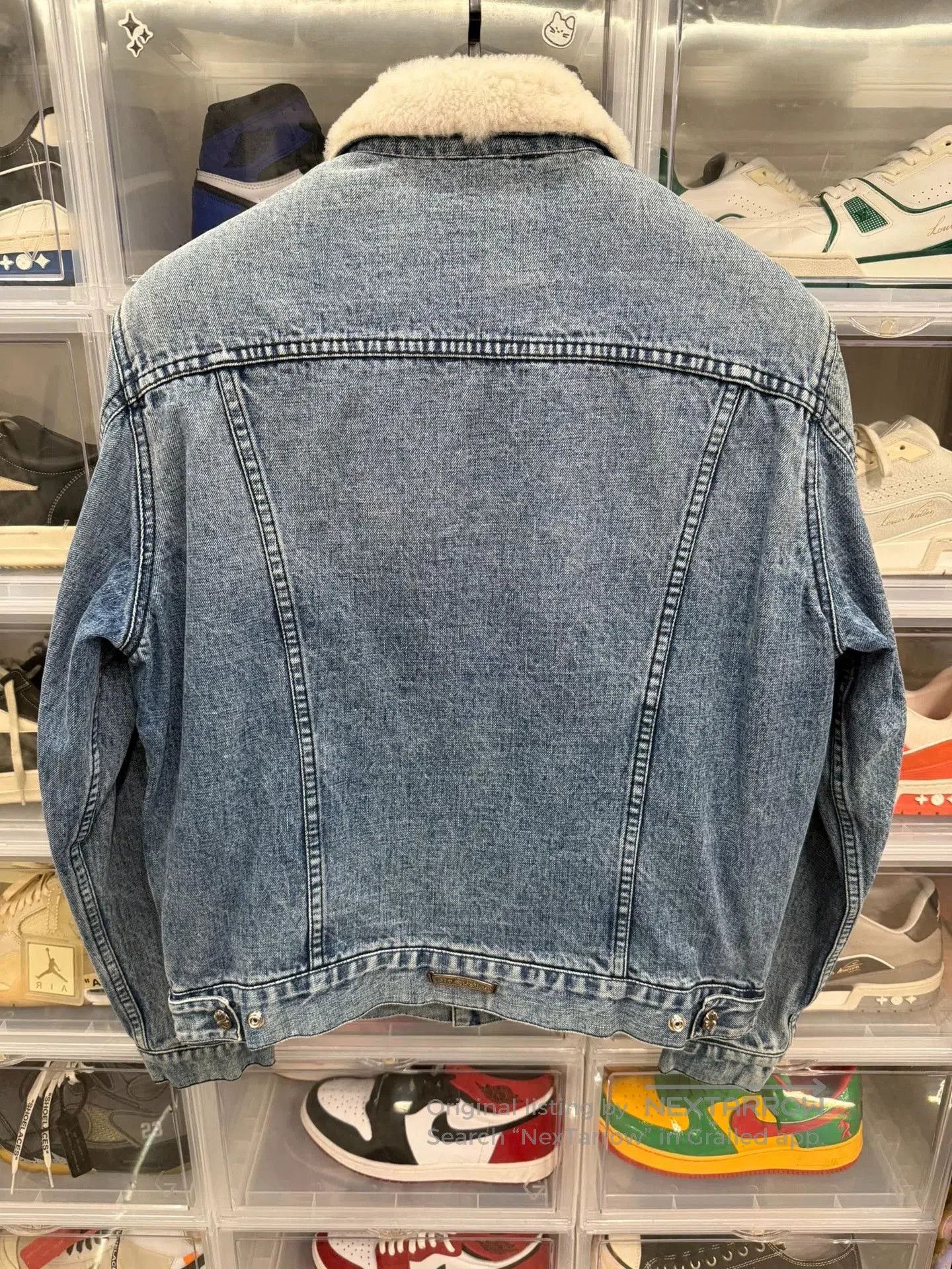 Chrome Hearts Chrome Hearts Shearling Blue Denim Jacket. Size US S / EU 44-46 / 1 - 4 Thumbnail
