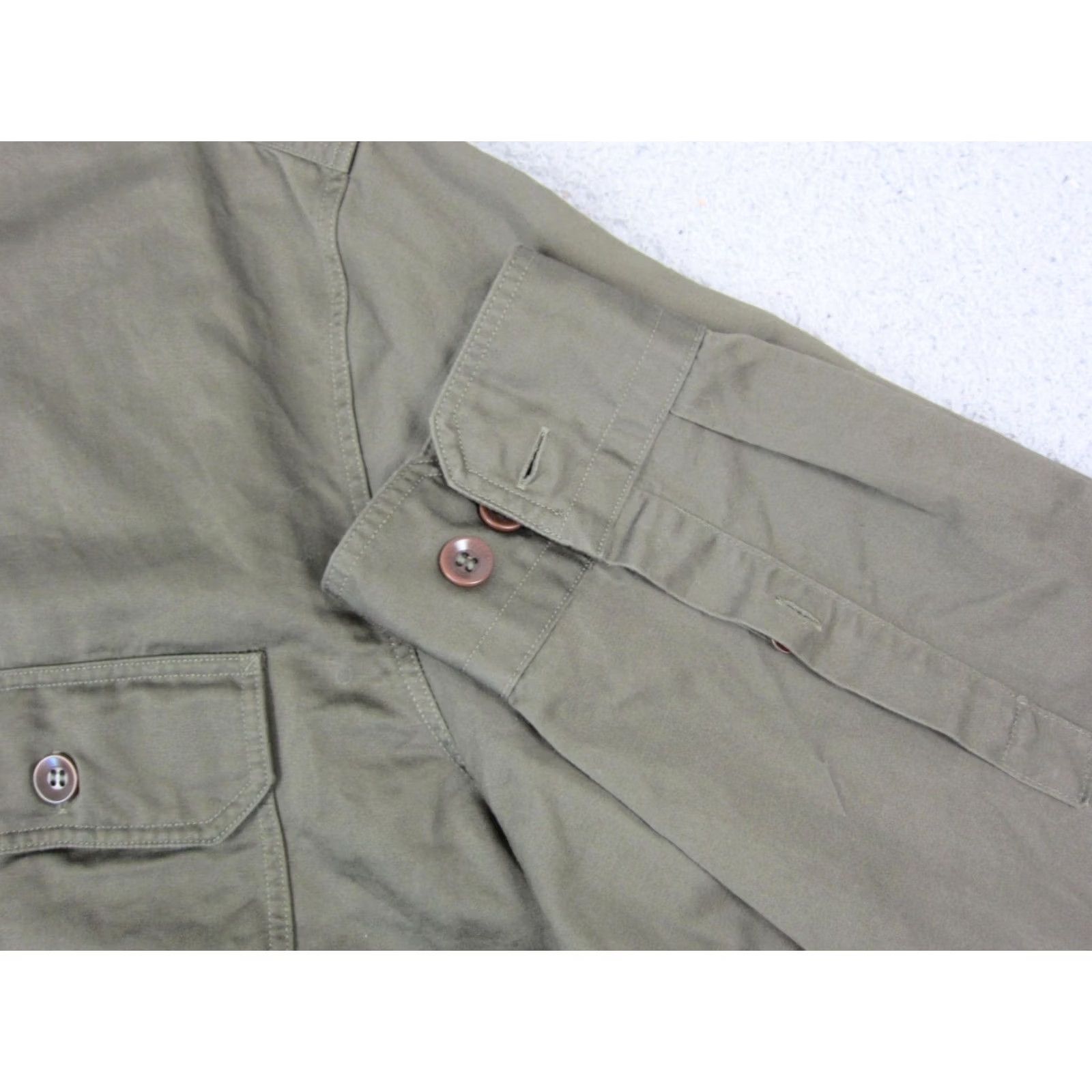 Banana Republic Banana Republic Shirt Mens XL Green Linen Cotton Button-Up Long Sleeve Collared Jersey? Size US XL / EU 56 / 4 - 4 Thumbnail