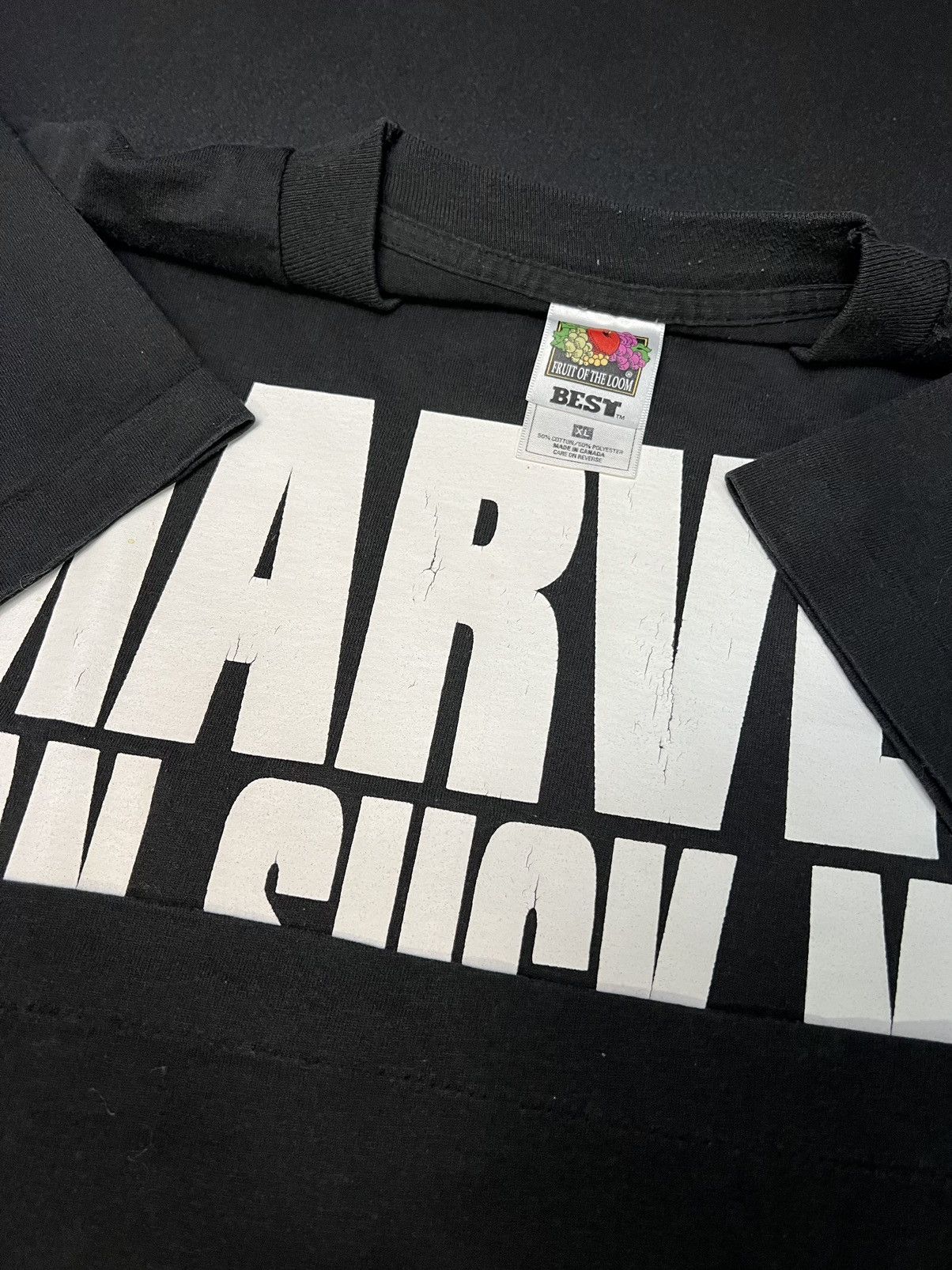 Fruit Of The Loom Vintage rare marvel t shirt size XL Size US XL / EU 56 / 4 - 4 Thumbnail
