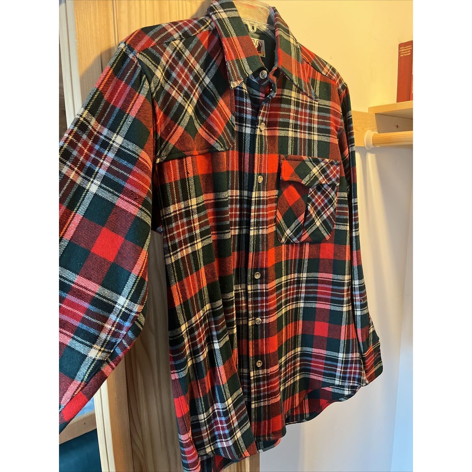 Pendleton Pendleton Lobo VTG Mens M red plaid long sleeve wool flannel Size US M / EU 48-50 / 2 - 4 Thumbnail