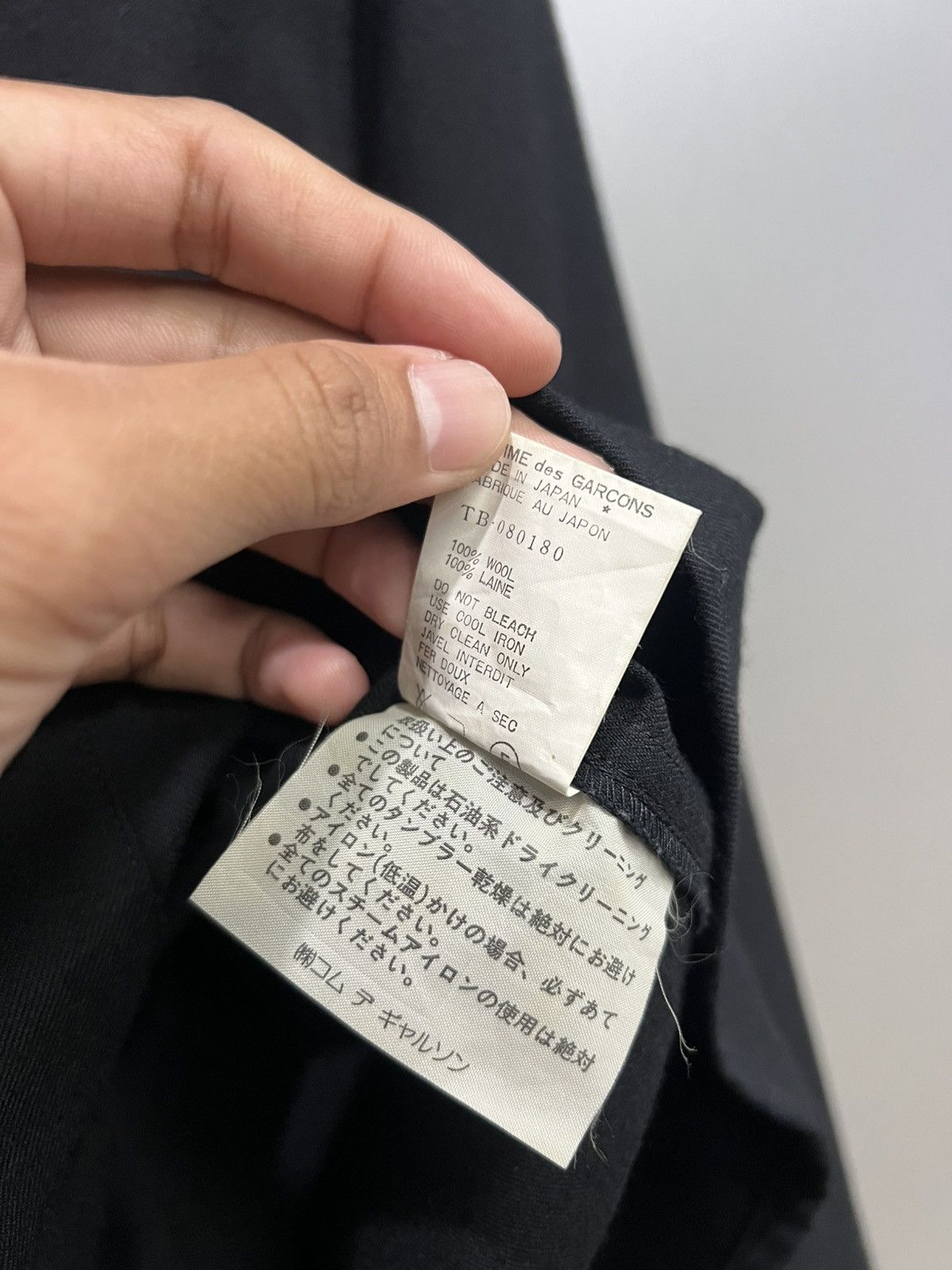Tricot Comme des Garcons 1992 Vintage Tricot Comme des Garcons Black Blazer Jacket Size M / US 6-8 / IT 42-44 - 8 Thumbnail