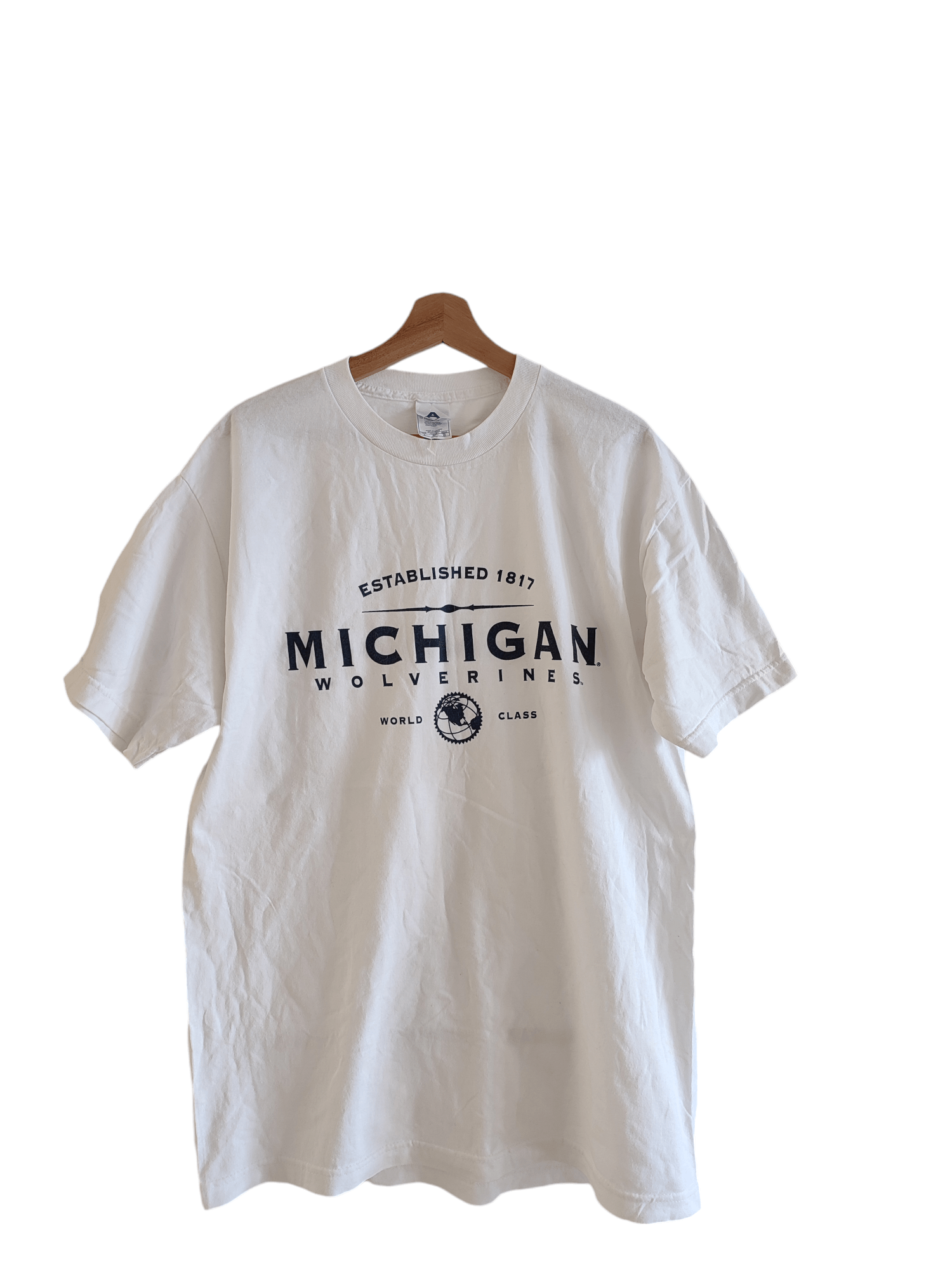 Alstyle MICHIGAN WOLVERINE WORLD CLASSIC VINTAGE TEE Size US L / EU 52-54 / 3 - 1 Thumbnail