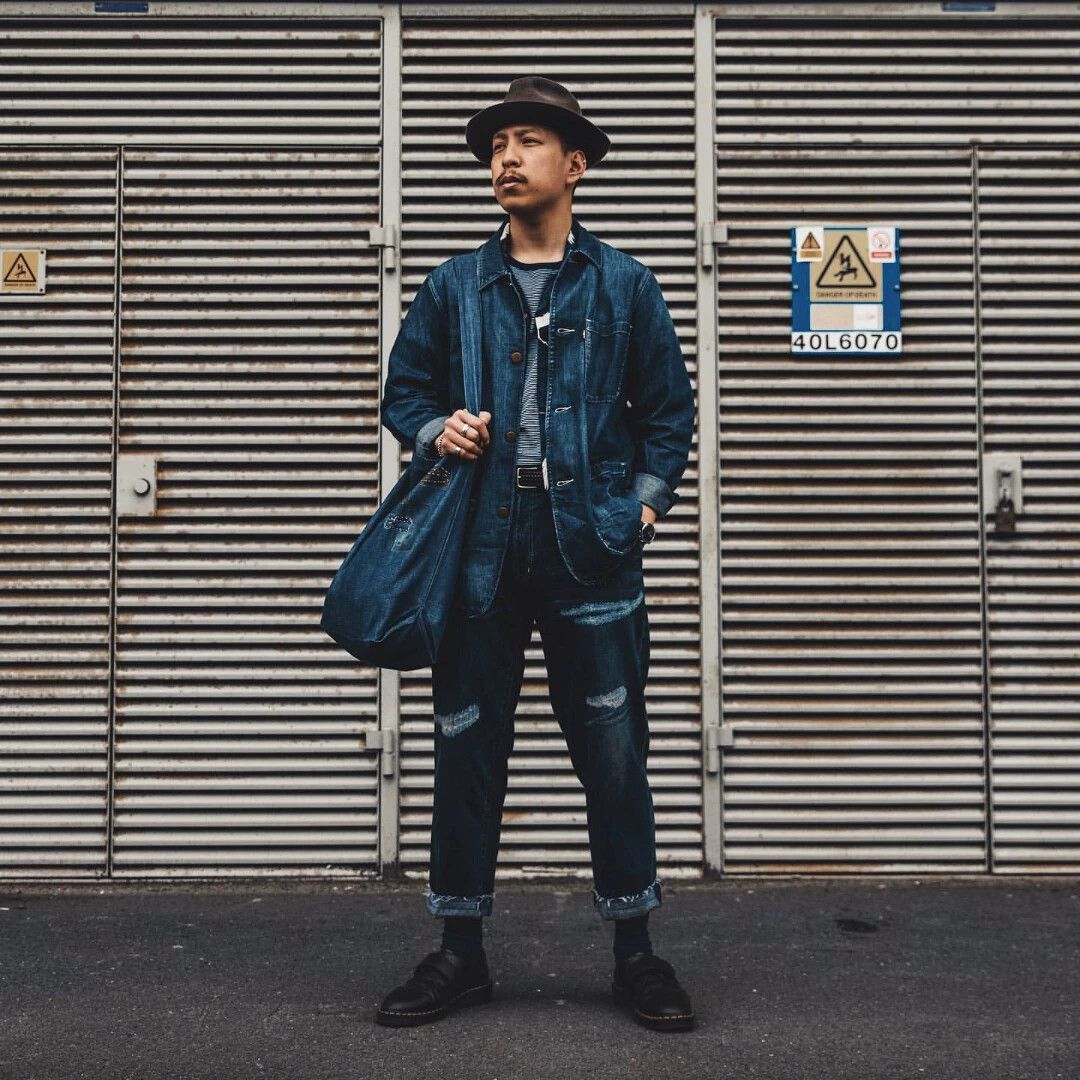 Beams Japan Beams Japan Heavy Wash Knife Distressed Tapered 9/10 M Size US 32 / EU 48 - 7 Thumbnail