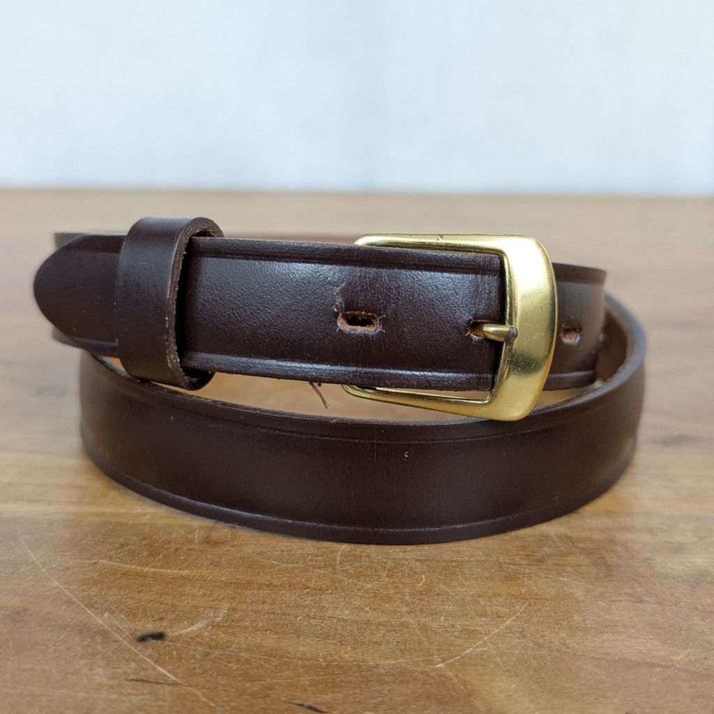Other True Vintage Fechheimer Uniform Brown Leather Belt 32 EUC Size ONE SIZE - 1 Thumbnail