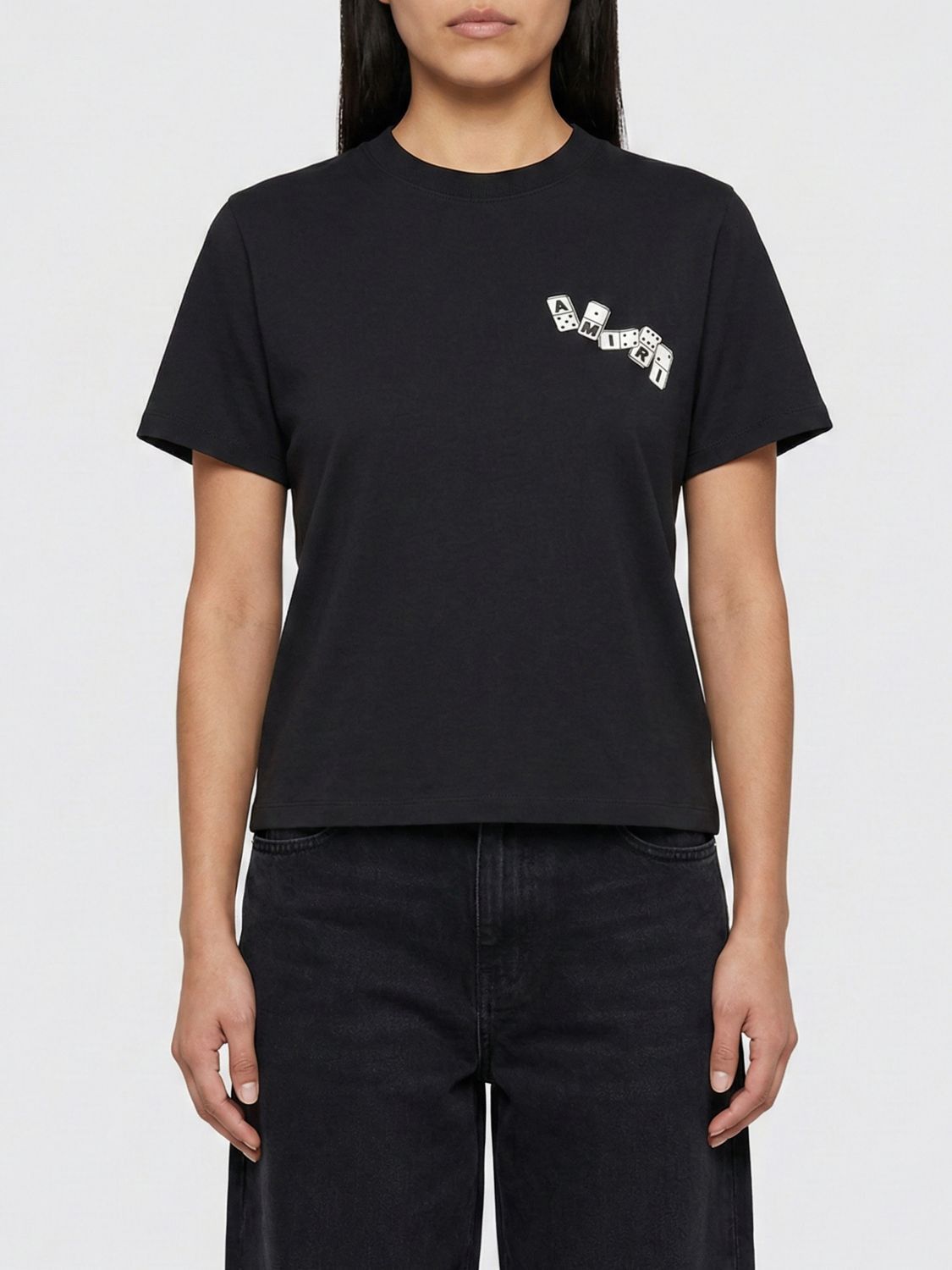Amiri Amiri T-Shirt Woman Black Size XS / US 0-2 / IT 36-38 - 1 Thumbnail