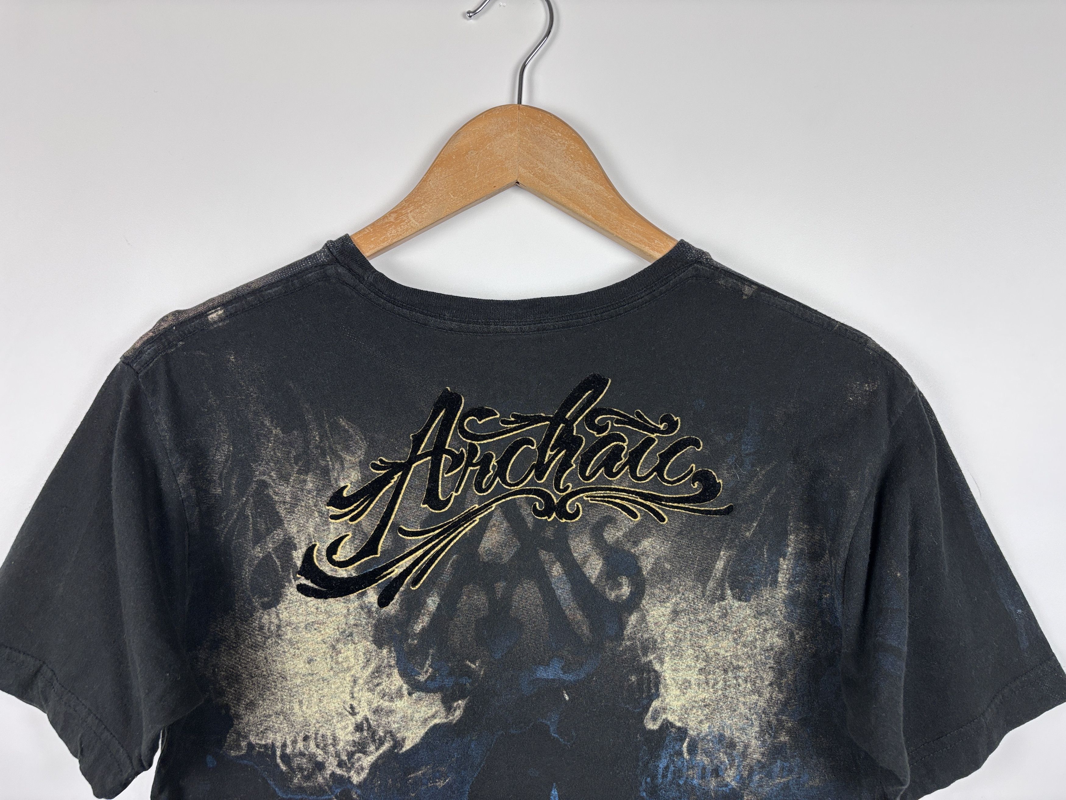 Affliction Womens Archaic by Affliction T-Shirt Black Blue Size S Size S / US 4 / IT 40 - 5 Thumbnail
