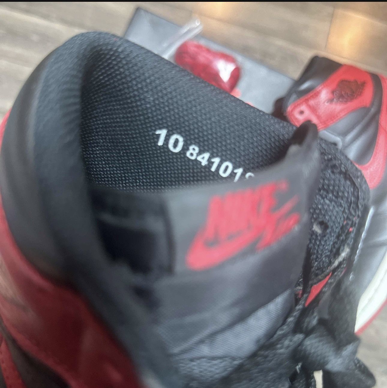 Nike Air Jordan 1 Retro High OG 'Banned' 2016 Size US 10 / EU 43 - 9 Thumbnail