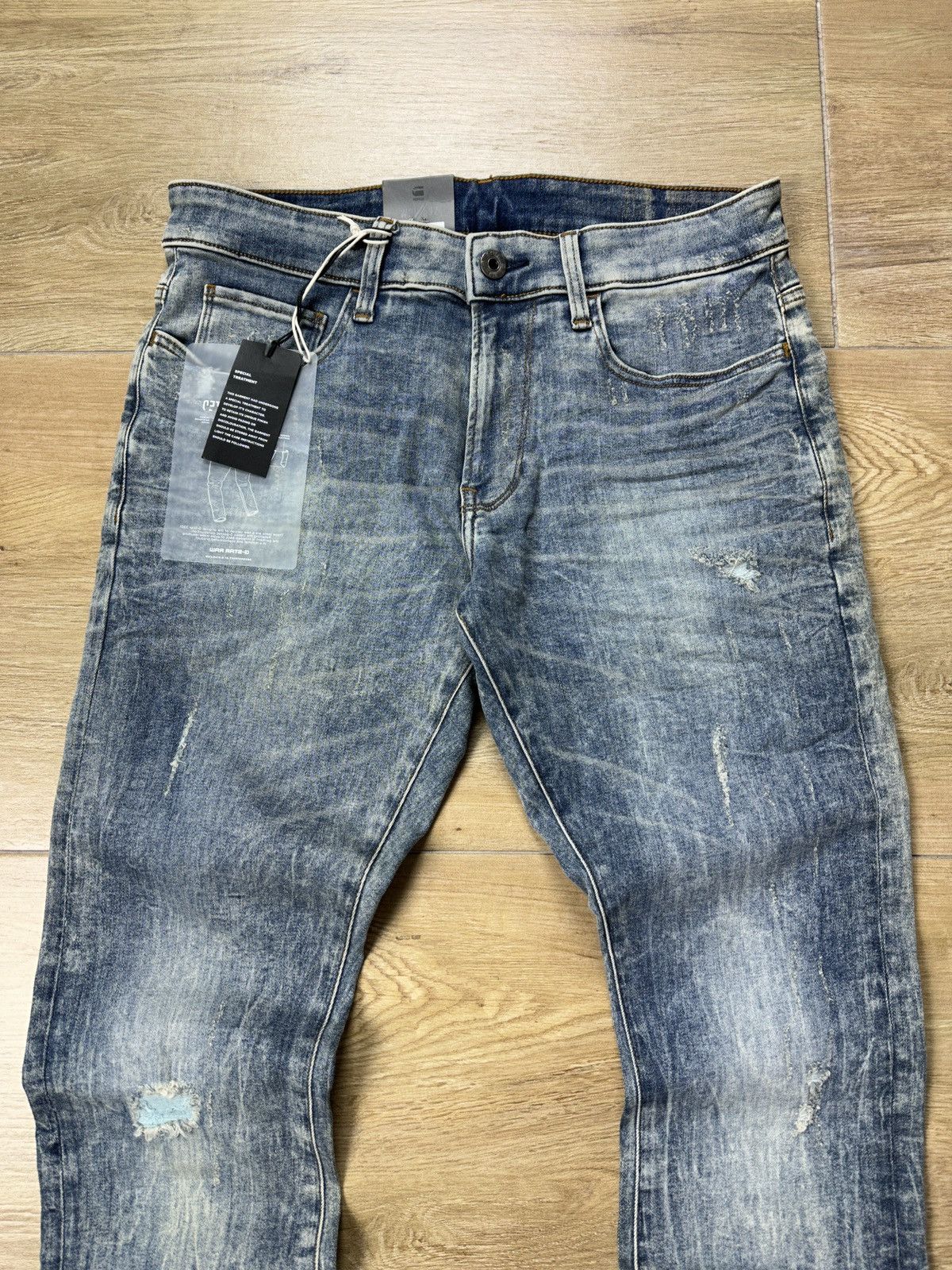 G-Star NEW🏷️ G-Star Raw 3301 Deconstructed Super Slim Denim Jeans Size US 30 / EU 46 - 2 Thumbnail