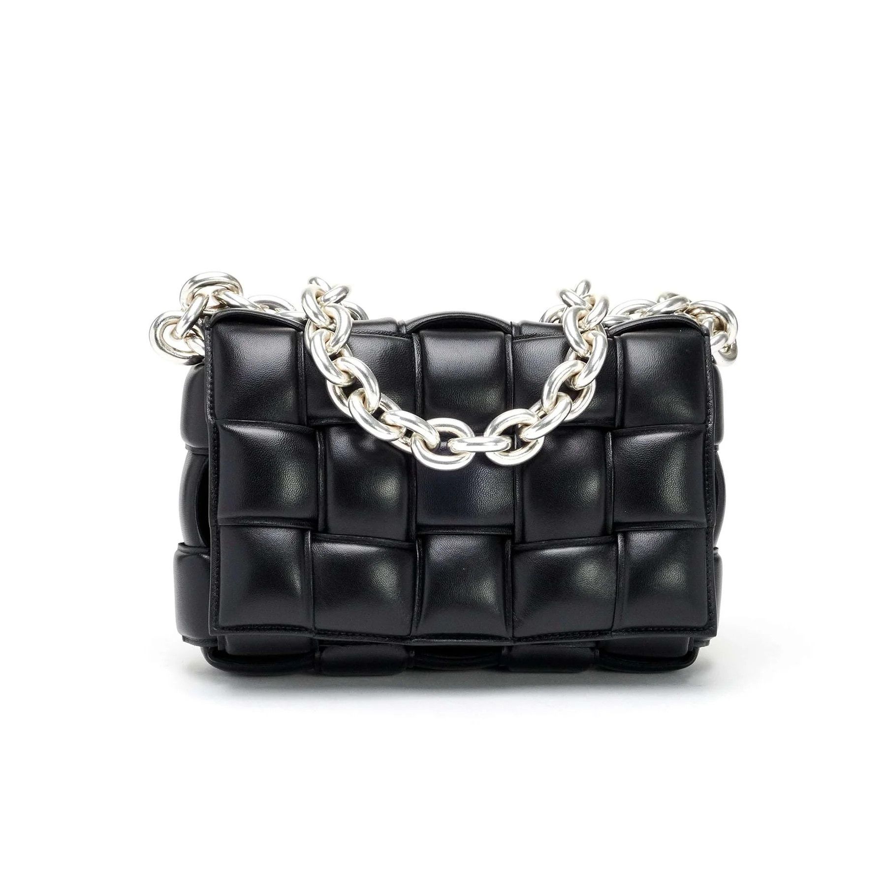 Bottega Veneta o1mle0325 Size: OS / Chain Cassette Bag in Black Size ONE SIZE - 2 Thumbnail