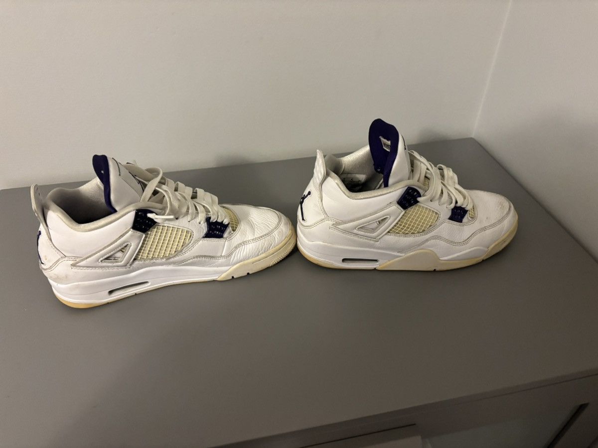 Nike Jordan 4 metallic purple Size US 9.5 / EU 42-43 - 5 Thumbnail