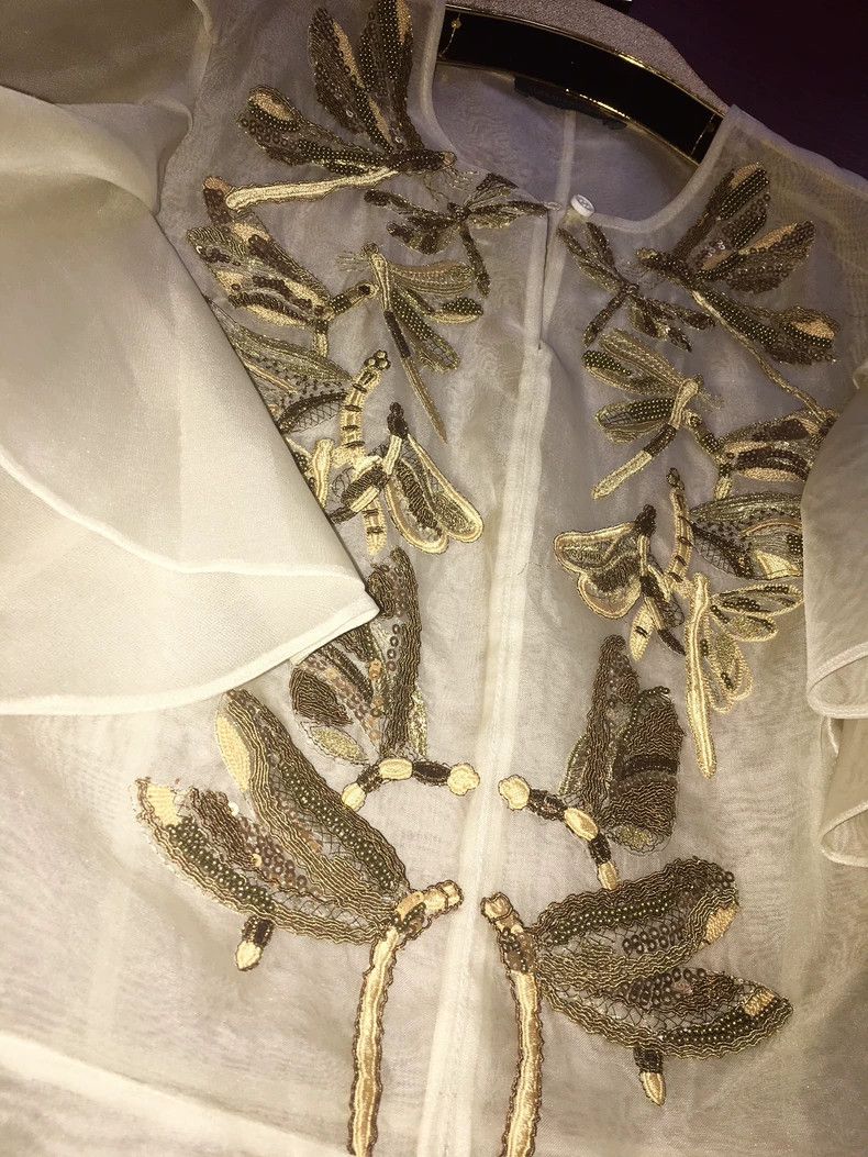 Alexander McQueen Alexander McQUEEN size 38 Butterfly sleeve short sleeved t Size S / US 4 / IT 40 - 7 Thumbnail