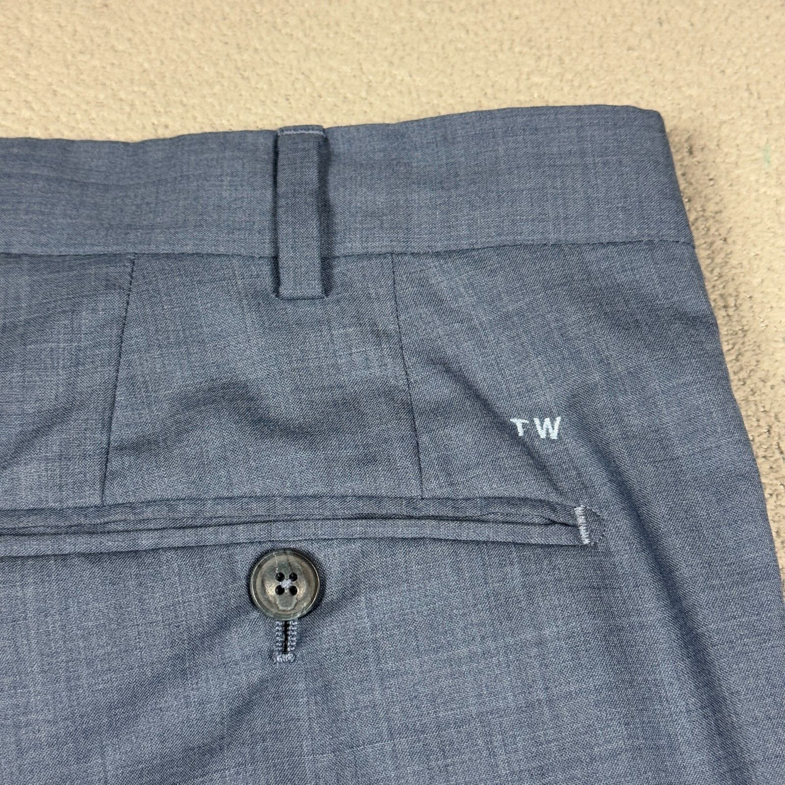 J.Hilburn J. Hilburn Trousers Vitale Barberis Canonico Wool Grey 38x31 Size US 38 / EU 54 - 10 Thumbnail