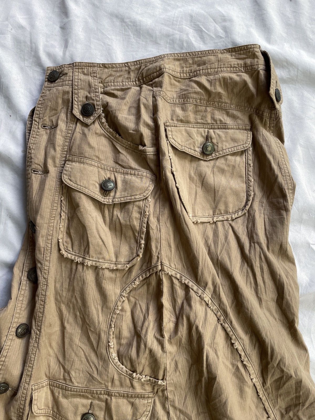 Japanese Brand JAPANESE BONDAGE SKIRT junya watanabe hysteric glamour style Size 29" - 4 Thumbnail