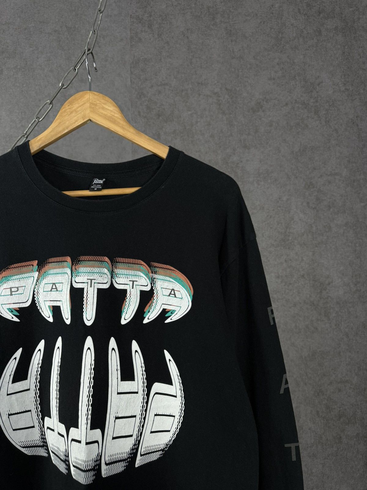 Patta Patta designer overprinted longsleeve Size US M / EU 48-50 / 2 - 2 Thumbnail
