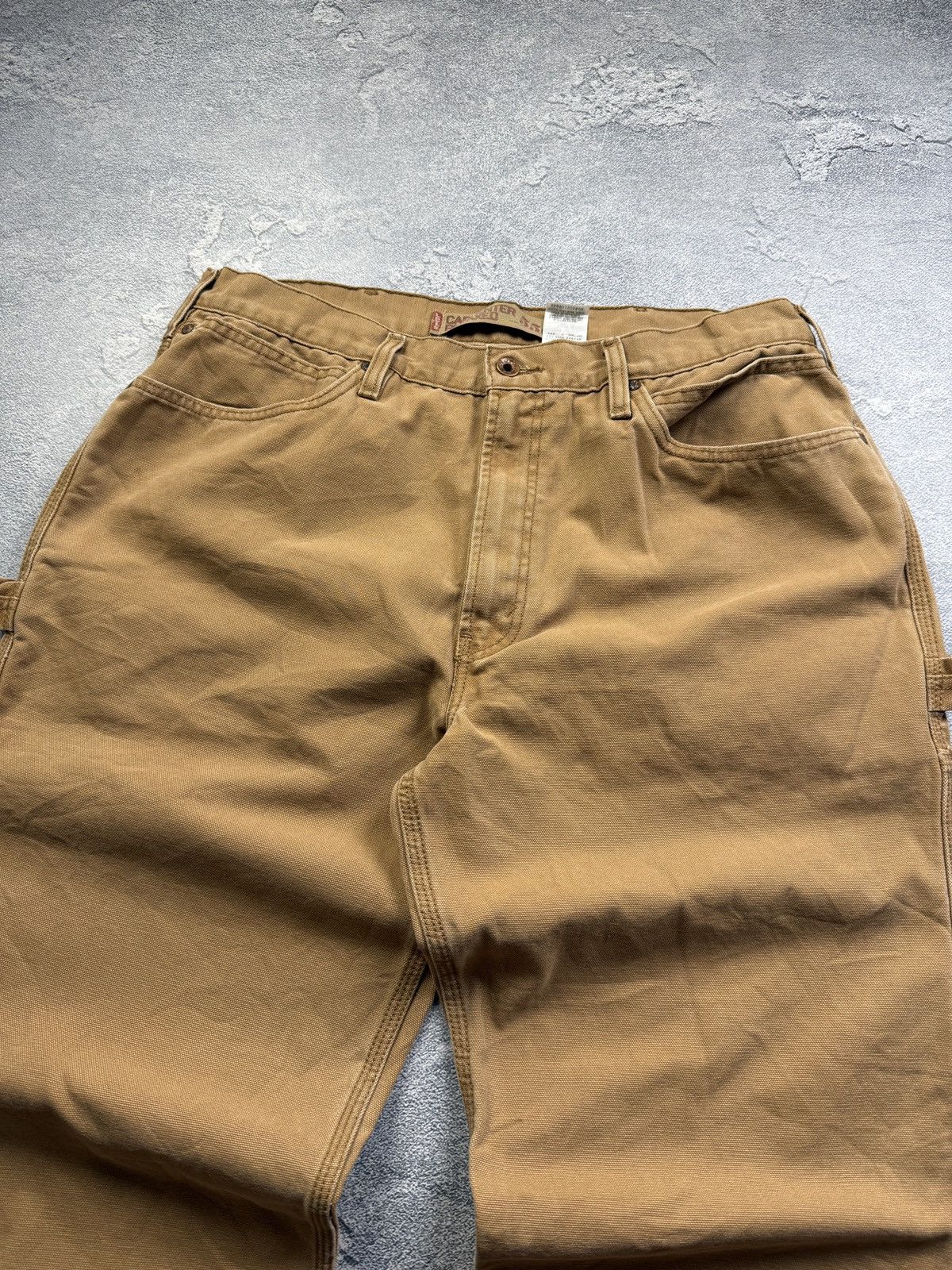 Levi's Crazy Vintage 90s Levis Work Cargo Jeans Size US 38 / EU 54 - 3 Thumbnail