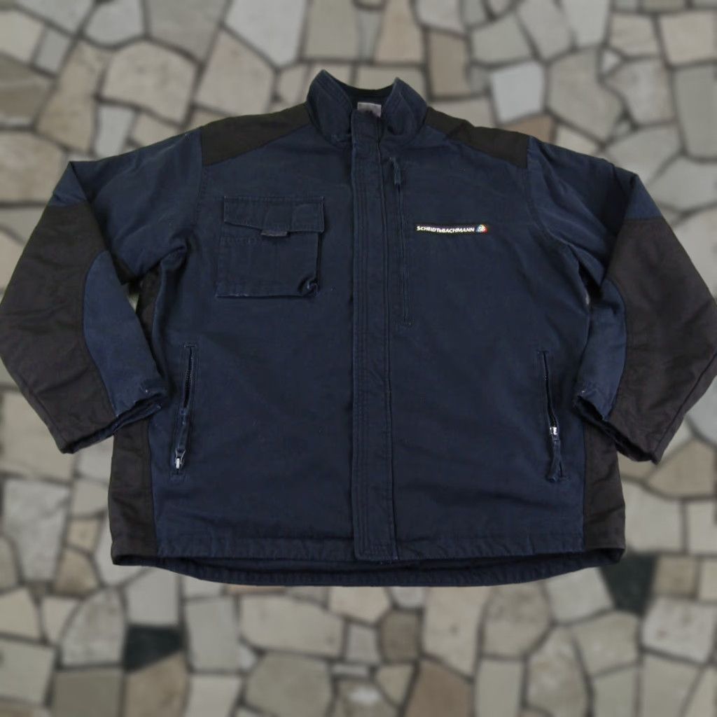 Vintage VINTAGE Russell Jacket Mens Extra Large Blue Heavy Duty Workwear Fleece Lined Coat 017M Size US XL / EU 56 / 4 - 1 Thumbnail