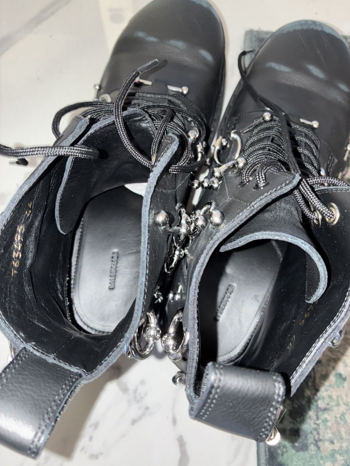 Balenciaga Pierced Strike Distressed Boots Size US 11 / EU 44 - 6 Thumbnail